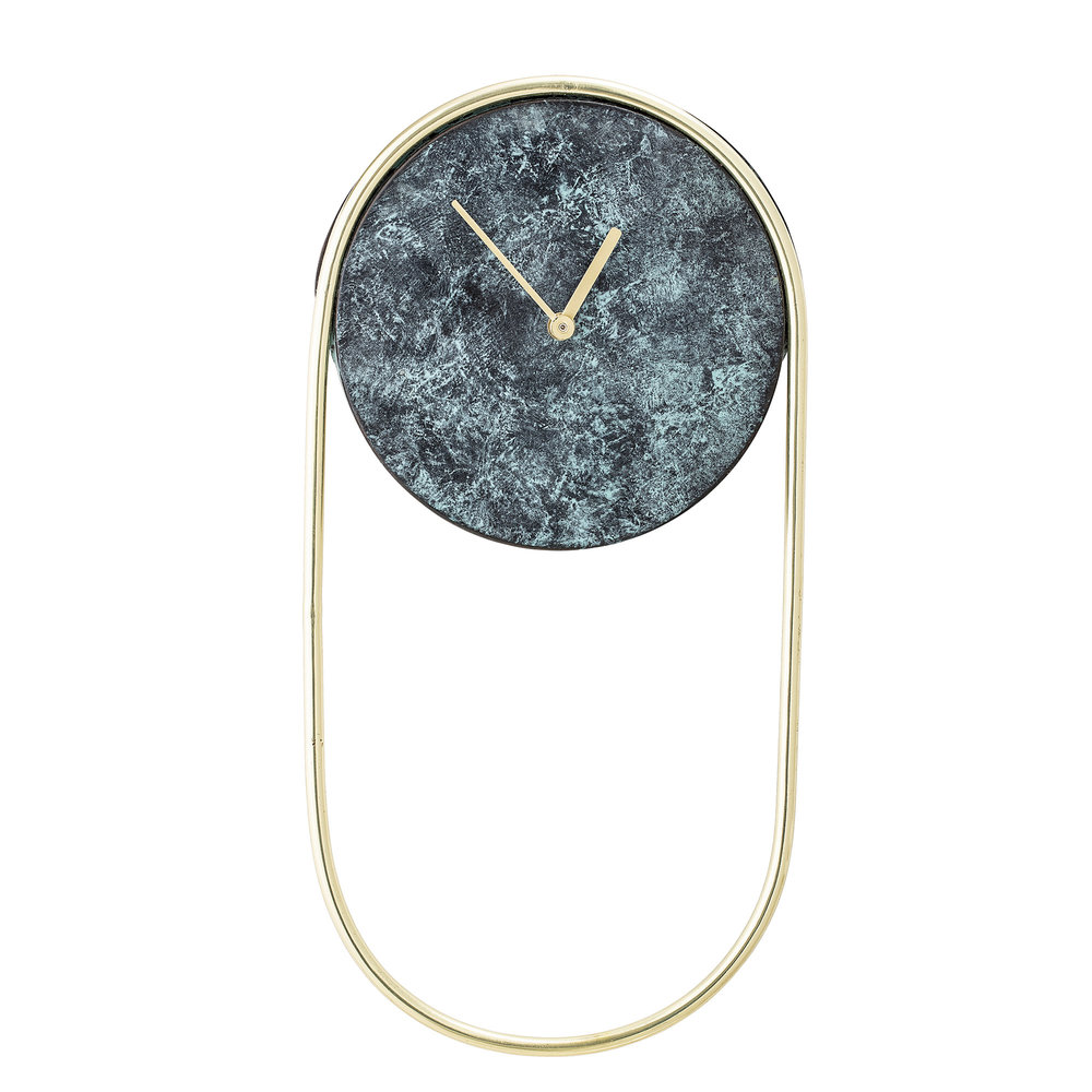 Bloomingville Clock metal - green Bloomingville Clock metal - green