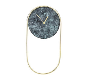 Bloomingville Horloge en métal - vert Bloomingville Horloge en métal - vert