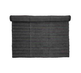 Bloomingville Tappeto juta nero - L210xL150 cm