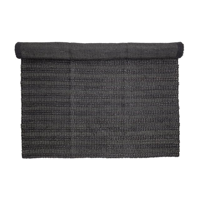 Bloomingville Tapis jute noir - L210xW150 cm