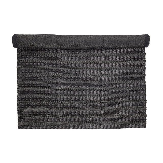 Bloomingville Teppich Jute schwarz - L210xB150 cm Bloomingville Teppich Jute schwarz - L210xB150 cm