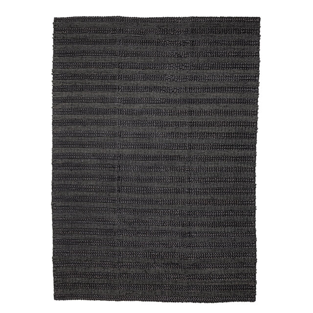 Bloomingville Tapis jute noir - L210xW150 cm