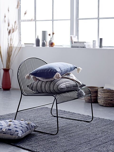 Bloomingville Tapis jute noir - L210xW150 cm