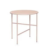 Hubsch Side table metal / glass - nude Hubsch Side table metal / glass - nude
