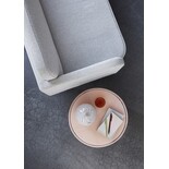 Hubsch Beistelltisch Metall / Glas - nackt