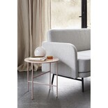 Hubsch Side table metal / glass - nude Hubsch Side table metal / glass - nude