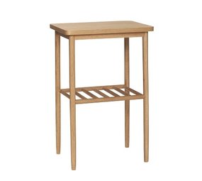 Hubsch Bijzettafel eikenhout