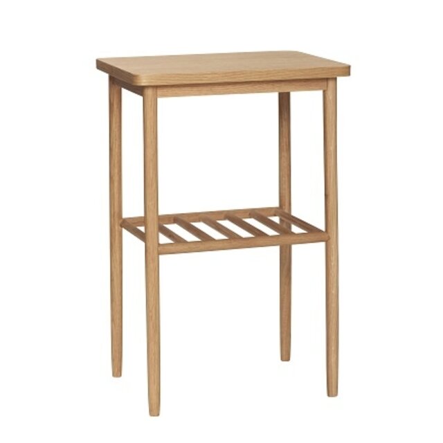 Hubsch Table d'appoint en chêne