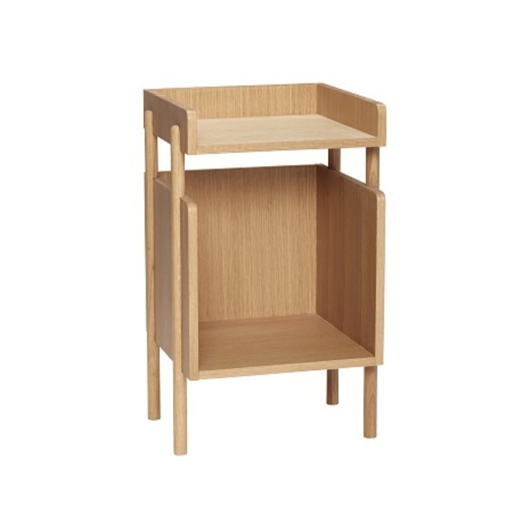 Hubsch Oak side table - 38x35xh60cm