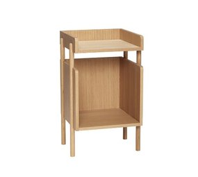 Hubsch Table d'appoint en chêne - 38x35xh60cm