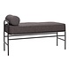 Hubsch Metal / wood sofa - black including cushions Hubsch Metal / wood sofa - black including cushions