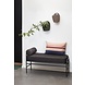 Hubsch Metal / wood sofa - black including cushions Hubsch Metal / wood sofa - black including cushions