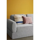 Hubsch Modulær sofa lys grå 3-seters med ottomansk Hubsch Modulær sofa lys grå 3-seters med ottomansk