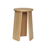 Hubsch Oak stool - natural