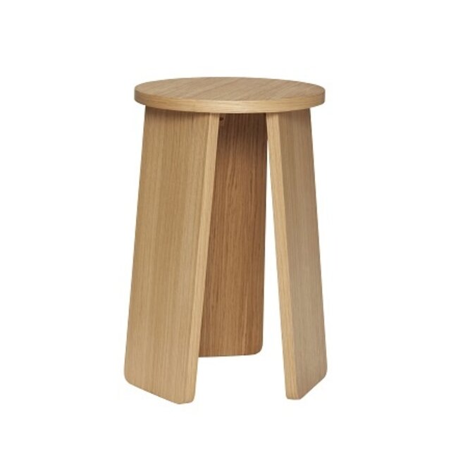 Hubsch Sgabello in rovere - naturale