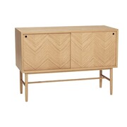 Hubsch Sideboard mit Schiebetüren Eiche