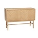 Hubsch Dressoir met schuifdeuren eikenhout Hubsch Dressoir met schuifdeuren eikenhout