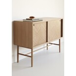 Hubsch Sideboard with sliding doors oak Hubsch Sideboard with sliding doors oak