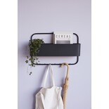 Hubsch Appendiabiti con spazio di archiviazione - nero Hubsch Appendiabiti con spazio di archiviazione - nero