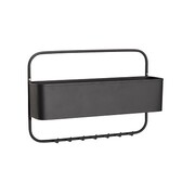 Hubsch Garderobe mit Stauraum - schwarz Hubsch Garderobe mit Stauraum - schwarz
