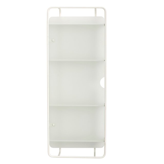 Hubsch Wandmeubel metaal/glas - wit Hubsch Wandmeubel metaal/glas - wit