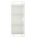 Hubsch Wandmeubel metaal/glas - wit Hubsch Wandmeubel metaal/glas - wit