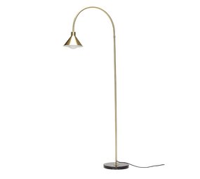 Hubsch Floor lamp metal / marble - brass Hubsch Floor lamp metal / marble - brass