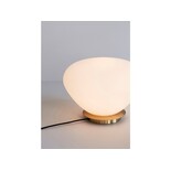 Hubsch Lámpara de mesa vidrio / metal - latón / blanco