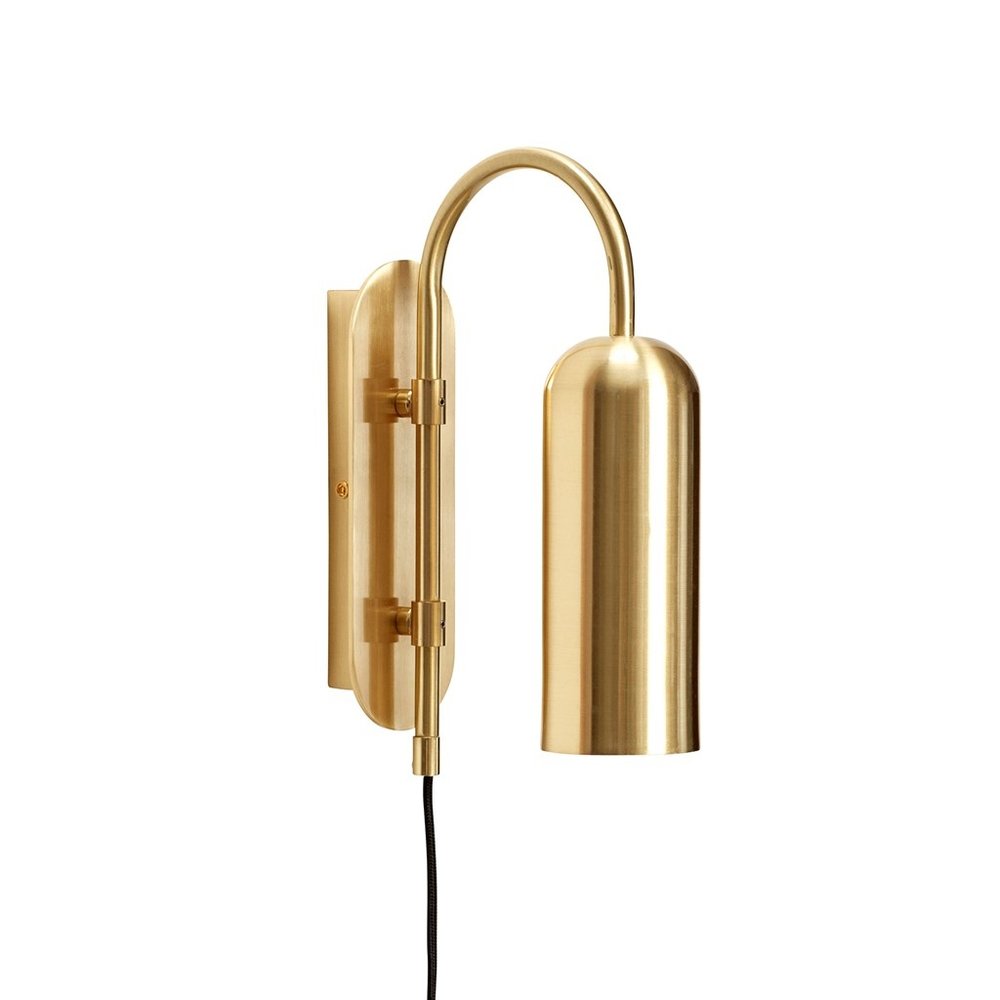 Hubsch Wandlamp - messing Hubsch Wandlamp - messing