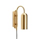 Hubsch Wandlamp - messing Hubsch Wandlamp - messing