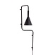 Hubsch Wandlamp - zwart Hubsch Wandlamp - zwart