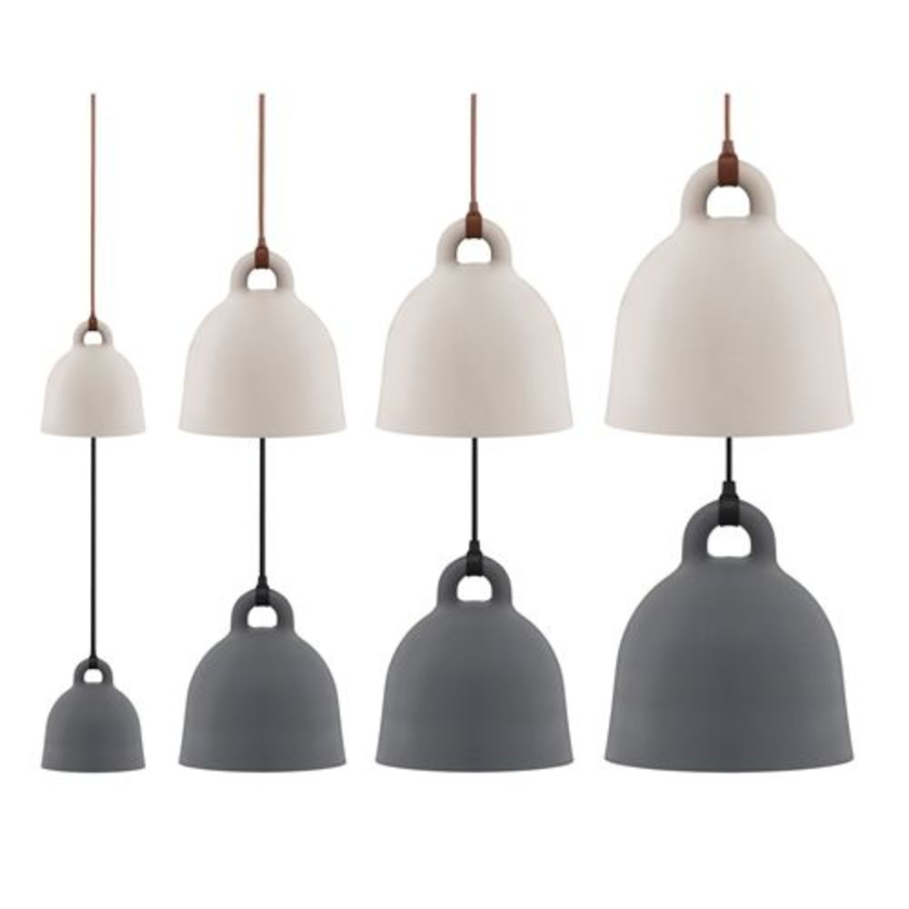 Normann Copenhagen Bell Medium hanglamp grijs Normann Copenhagen Bell Medium hanglamp grijs