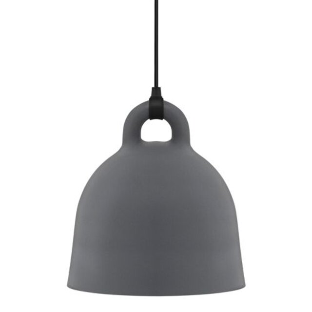 Normann Copenhagen Pendentif moyen de Bell lampe gris