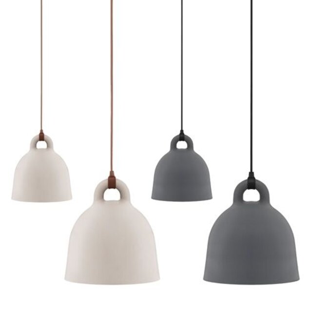 Normann Copenhagen Bell Large hanging lamp sand