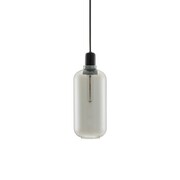Normann Copenhagen AMP Large hanging lamp smoke black