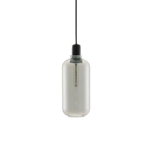 Normann Copenhagen AMP Grande lampe suspendue fumée noire