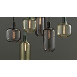 Normann Copenhagen AMP Grande lampe suspendue or vert