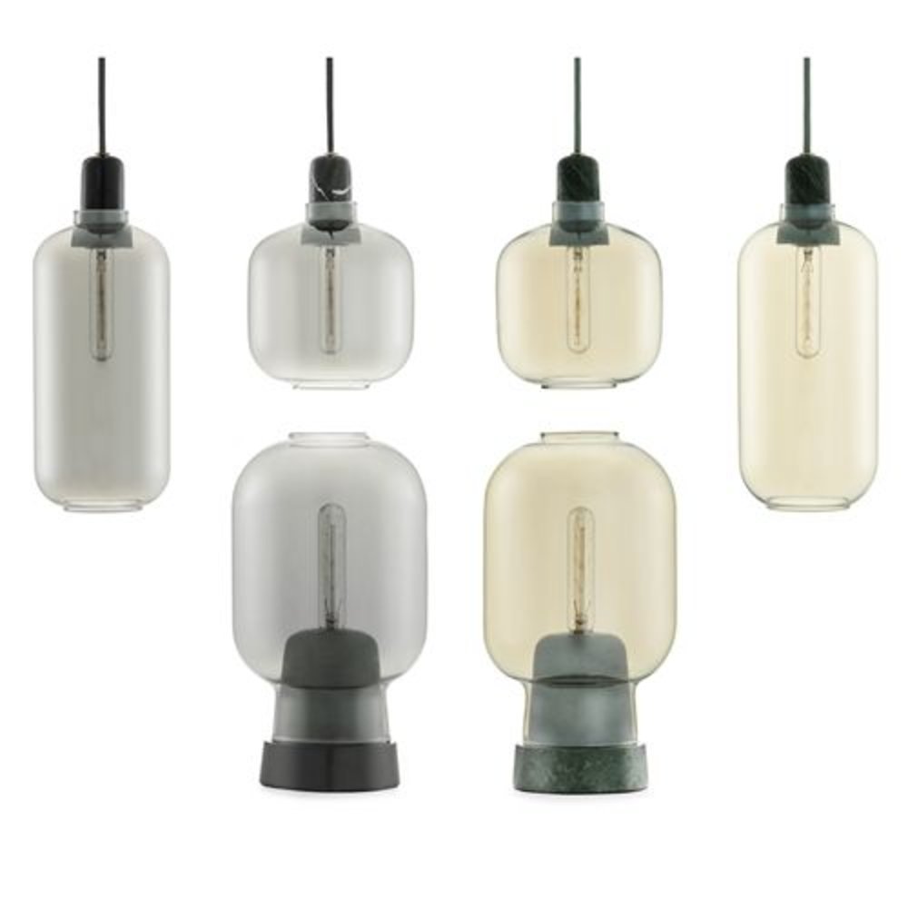 Normann Copenhagen AMP tafellamp smoke zwart