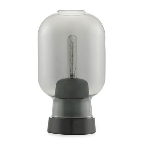 Normann Copenhagen AMP lampe de table de fumée noire