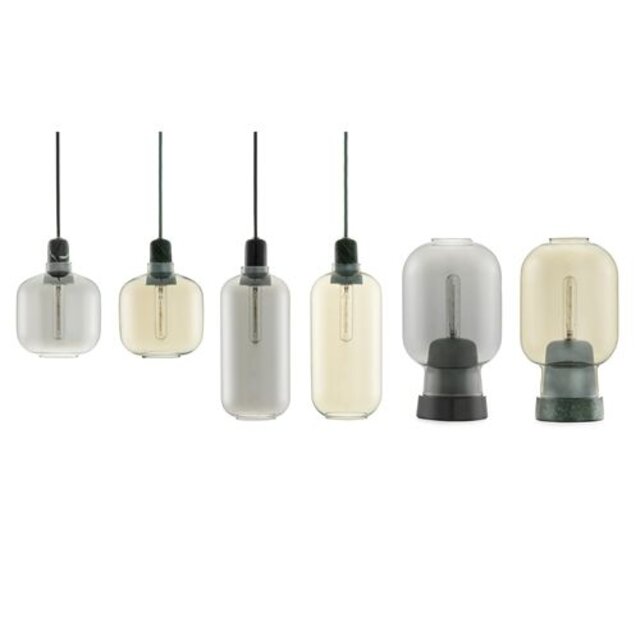 Normann Copenhagen AMP Tischlampe grüne Gold