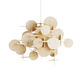 Normann Copenhagen madera natural pequeña lámpara de Bau