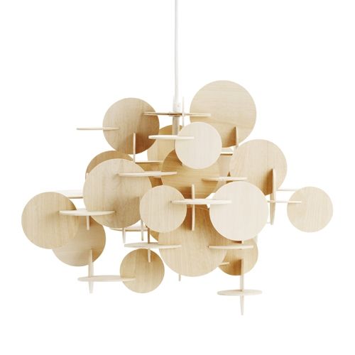 Normann Copenhagen bois naturel Petite lampe Bau