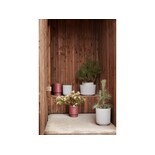 Hubsch Bloempot lichtgrijs - set van 2 stuks Hubsch Bloempot lichtgrijs - set van 2 stuks