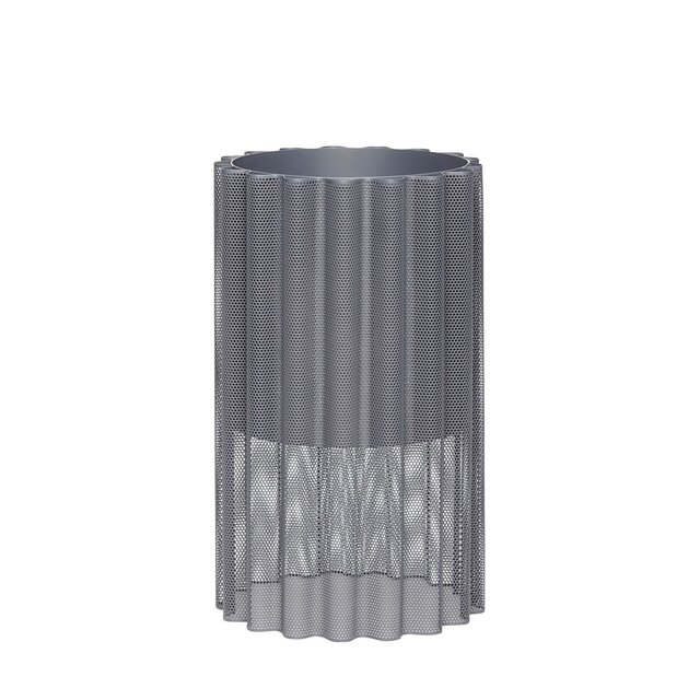 Hubsch Pot à fleurs en métal - gris