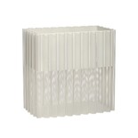 Hubsch Bloempot metaal - lichtgrijs