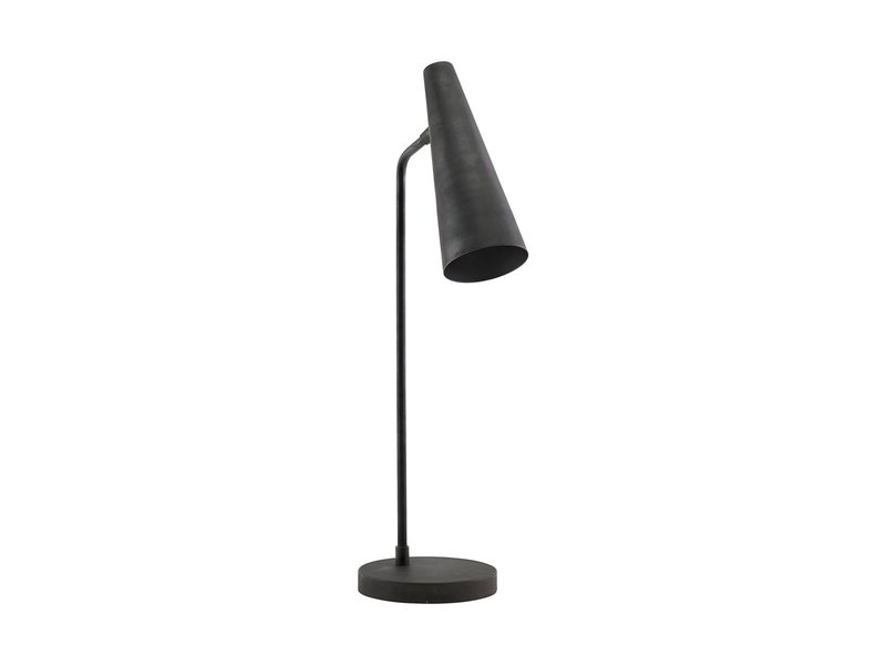 matte black table lamp