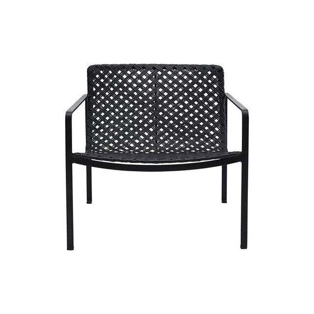 House Doctor Habra chair with armrest - black