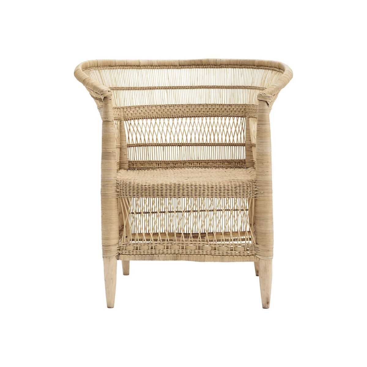 House Doctor Rika Chair With Armrest - Natural