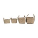 House Doctor Sikar manden - set van 4 stuks House Doctor Sikar manden - set van 4 stuks
