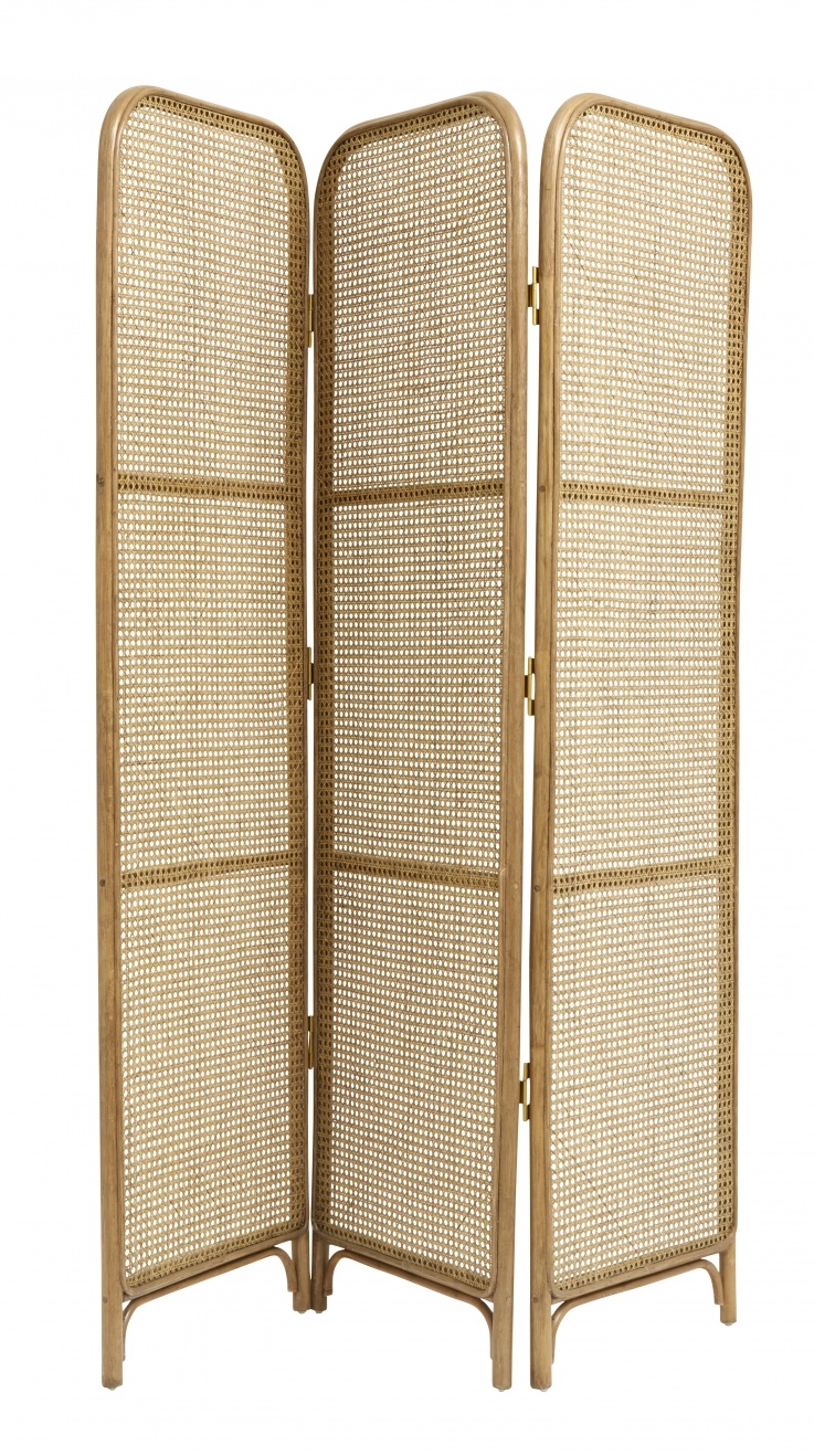 Nordal Rattan screen with webbing